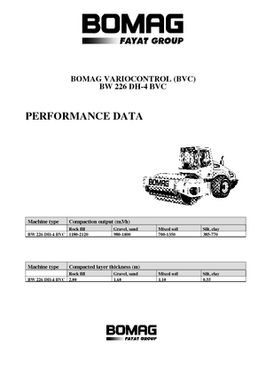 सिंगल-ड्रम रोलर Bomag BW 226 DH-4 BVC