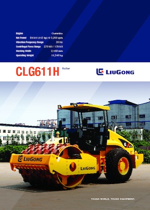 सिंगल-ड्रम रोलर Liugong CLG611H