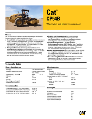 सिंगल-ड्रम रोलर Caterpillar CP54B