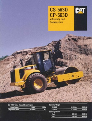 सिंगल-ड्रम रोलर Caterpillar CP-563D