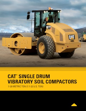 सिंगल-ड्रम रोलर Caterpillar CS64B