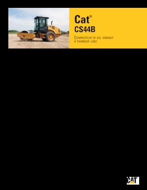 सिंगल-ड्रम रोलर Caterpillar CS44B
