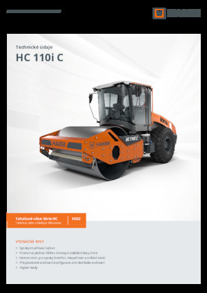 सिंगल-ड्रम रोलर Hamm HC 110i C