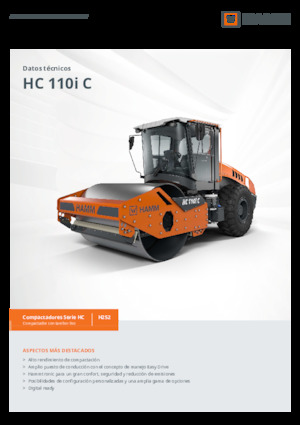 सिंगल-ड्रम रोलर Hamm HC 110i C