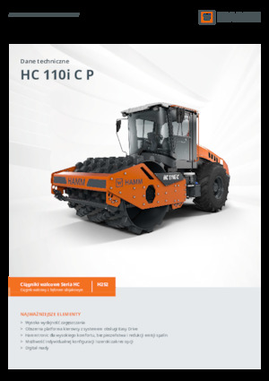 सिंगल-ड्रम रोलर Hamm HC 110i C P