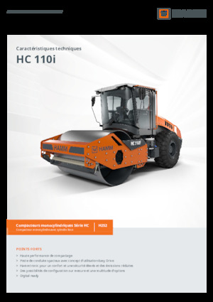सिंगल-ड्रम रोलर Hamm HC 110i