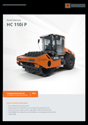 सिंगल-ड्रम रोलर Hamm HC 110i P