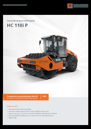 सिंगल-ड्रम रोलर Hamm HC 110i P