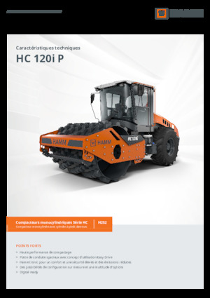 सिंगल-ड्रम रोलर Hamm HC 120i P