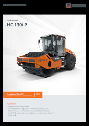 सिंगल-ड्रम रोलर Hamm HC 130i P