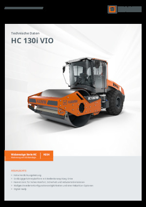 सिंगल-ड्रम रोलर Hamm HC 130i VIO