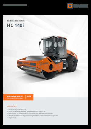 सिंगल-ड्रम रोलर Hamm HC 140i