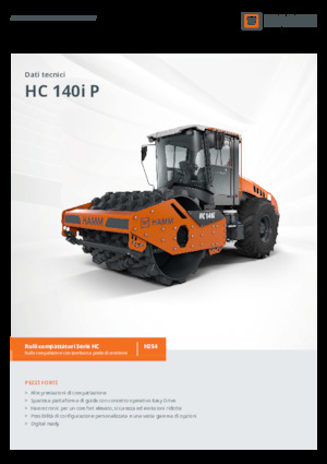 सिंगल-ड्रम रोलर Hamm HC 140i P