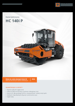 सिंगल-ड्रम रोलर Hamm HC 140i P