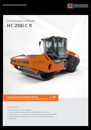 सिंगल-ड्रम रोलर Hamm HC 250i C R
