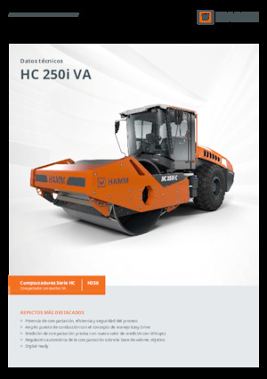 सिंगल-ड्रम रोलर Hamm HC 250i C VA