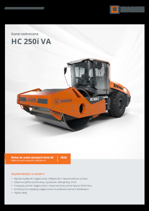 सिंगल-ड्रम रोलर Hamm HC 250i C VA
