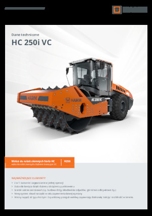 सिंगल-ड्रम रोलर Hamm HC 250i VC