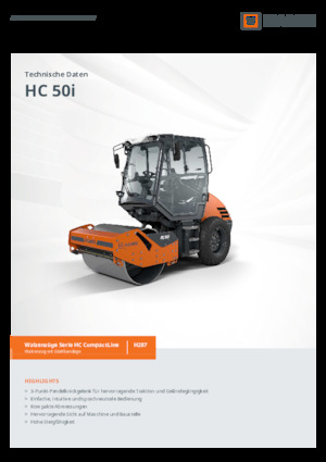 सिंगल-ड्रम रोलर Hamm HC 50i