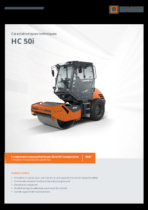 सिंगल-ड्रम रोलर Hamm HC 50i