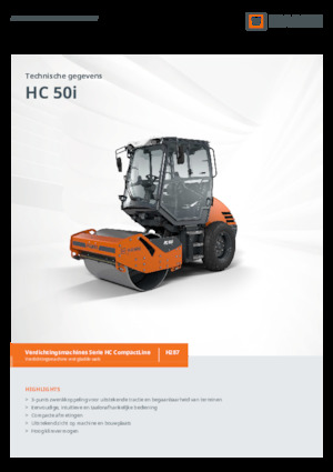 सिंगल-ड्रम रोलर Hamm HC 50i