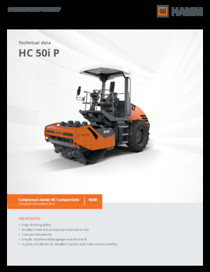 सिंगल-ड्रम रोलर Hamm HC 50i P