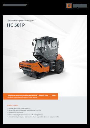 सिंगल-ड्रम रोलर Hamm HC 50i P