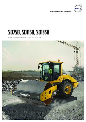 सिंगल-ड्रम रोलर Volvo SD115B