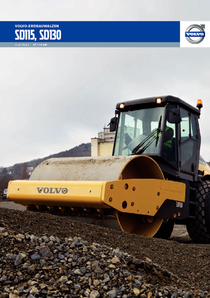 सिंगल-ड्रम रोलर Volvo SD115D