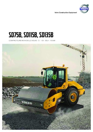 सिंगल-ड्रम रोलर Volvo SD135B