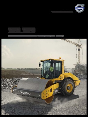 सिंगल-ड्रम रोलर Volvo SD75B