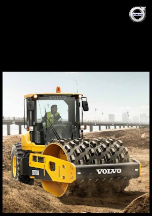 सिंगल-ड्रम रोलर Volvo SD110B 
