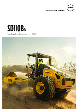 सिंगल-ड्रम रोलर Volvo SD110BA