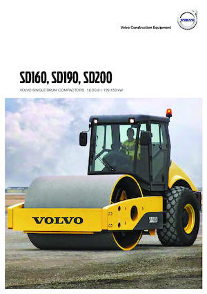 सिंगल-ड्रम रोलर Volvo SD190