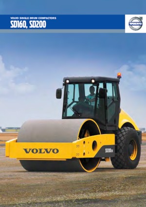 सिंगल-ड्रम रोलर Volvo SD200
