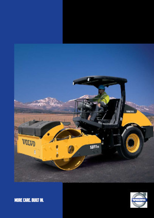 सिंगल-ड्रम रोलर Volvo SD77DA