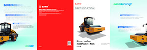सिंगल-ड्रम रोलर Sany SSR160C-10S