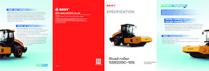 सिंगल-ड्रम रोलर Sany SSR220C-10S