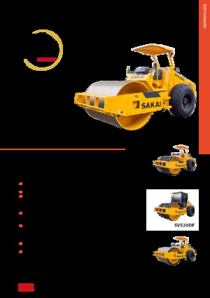 सिंगल-ड्रम रोलर Sakai SV520T 