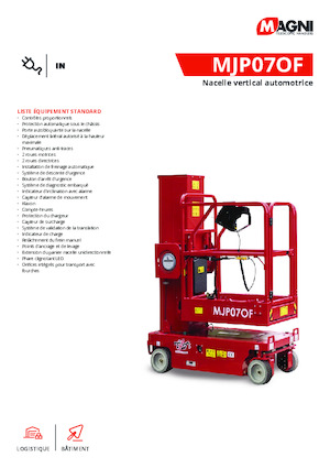 सिंगल वर्टिकल मास्ट बूम लिफ्ट MAGNI MJP07of