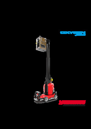 सिंगल वर्टिकल मास्ट बूम लिफ्ट Manitou V'Air 23