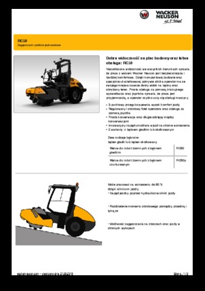 सिंगल-ड्रम रोलर Wacker Neuson RC50