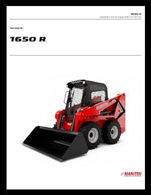 स्किड स्टीयर लोडर Manitou 1650R
