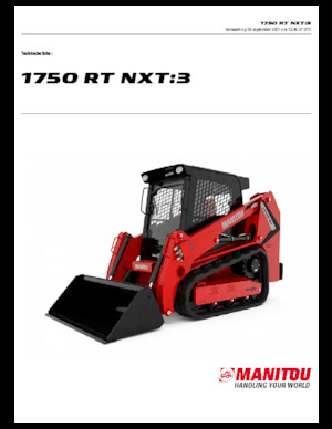 स्किड स्टीयर लोडर Manitou 1750RT NXT:3