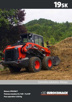 स्किड स्टीयर लोडर Eurocomach 19 SK