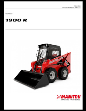 स्किड स्टीयर लोडर Manitou 1900R