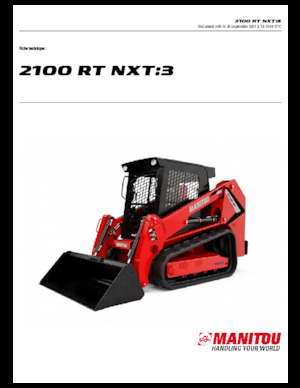 स्किड स्टीयर लोडर Manitou 2100RT NXT:3