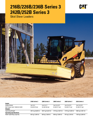 स्किड स्टीयर लोडर Caterpillar 236B