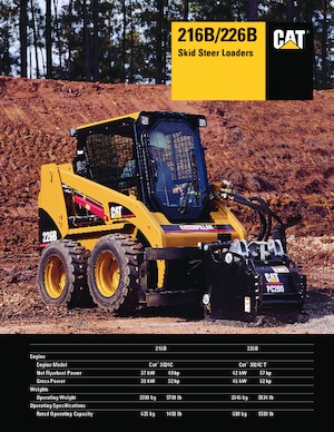 स्किड स्टीयर लोडर Caterpillar 216B