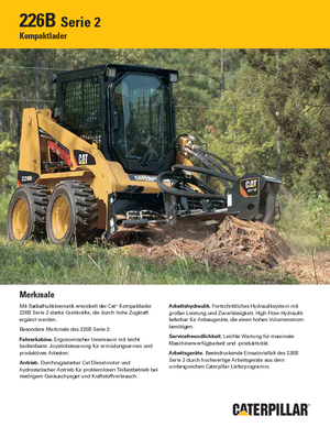 स्किड स्टीयर लोडर Caterpillar 226B II